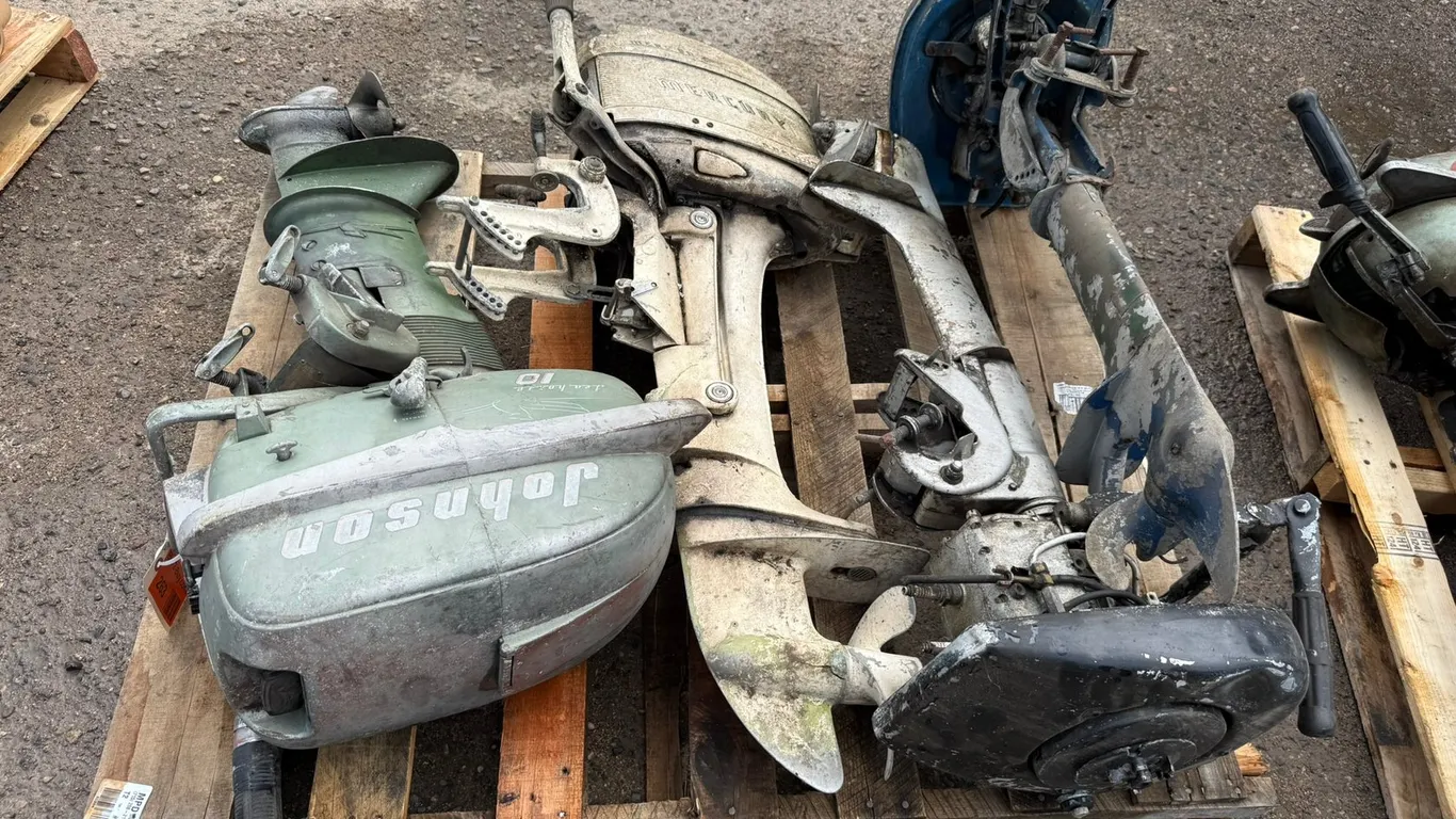 (4) Vintage Boat Motors (1930-1970)