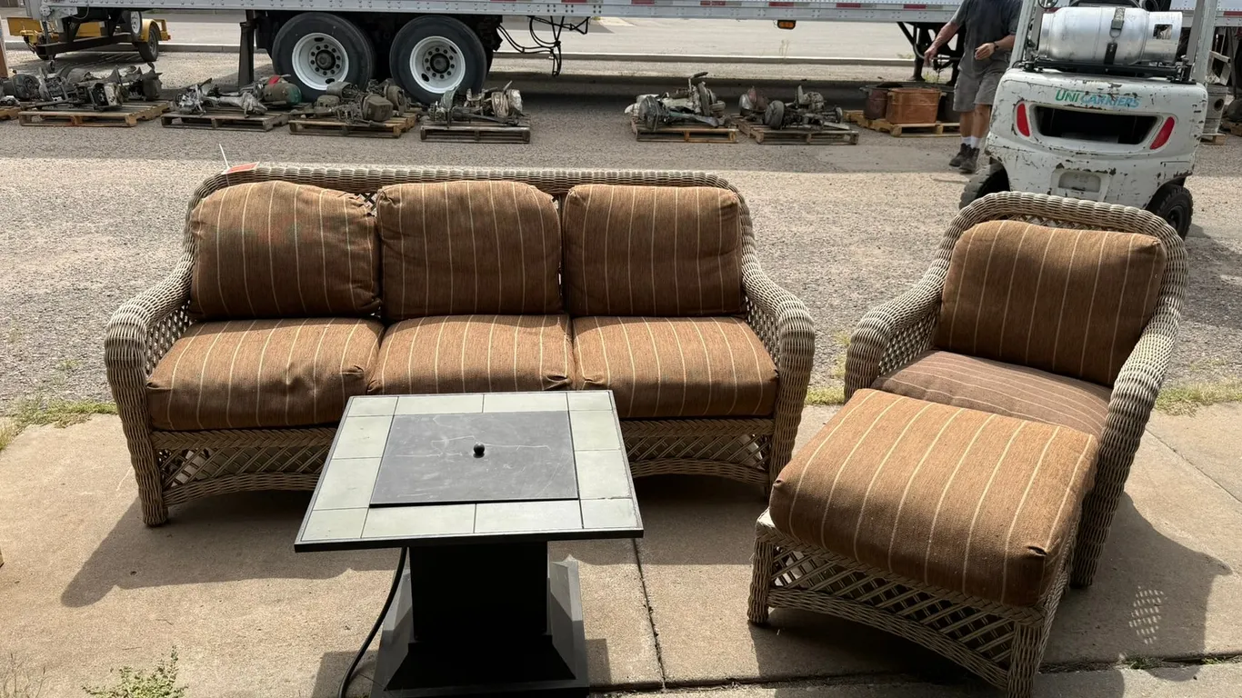 Outdoor Furniture and Fire Pit