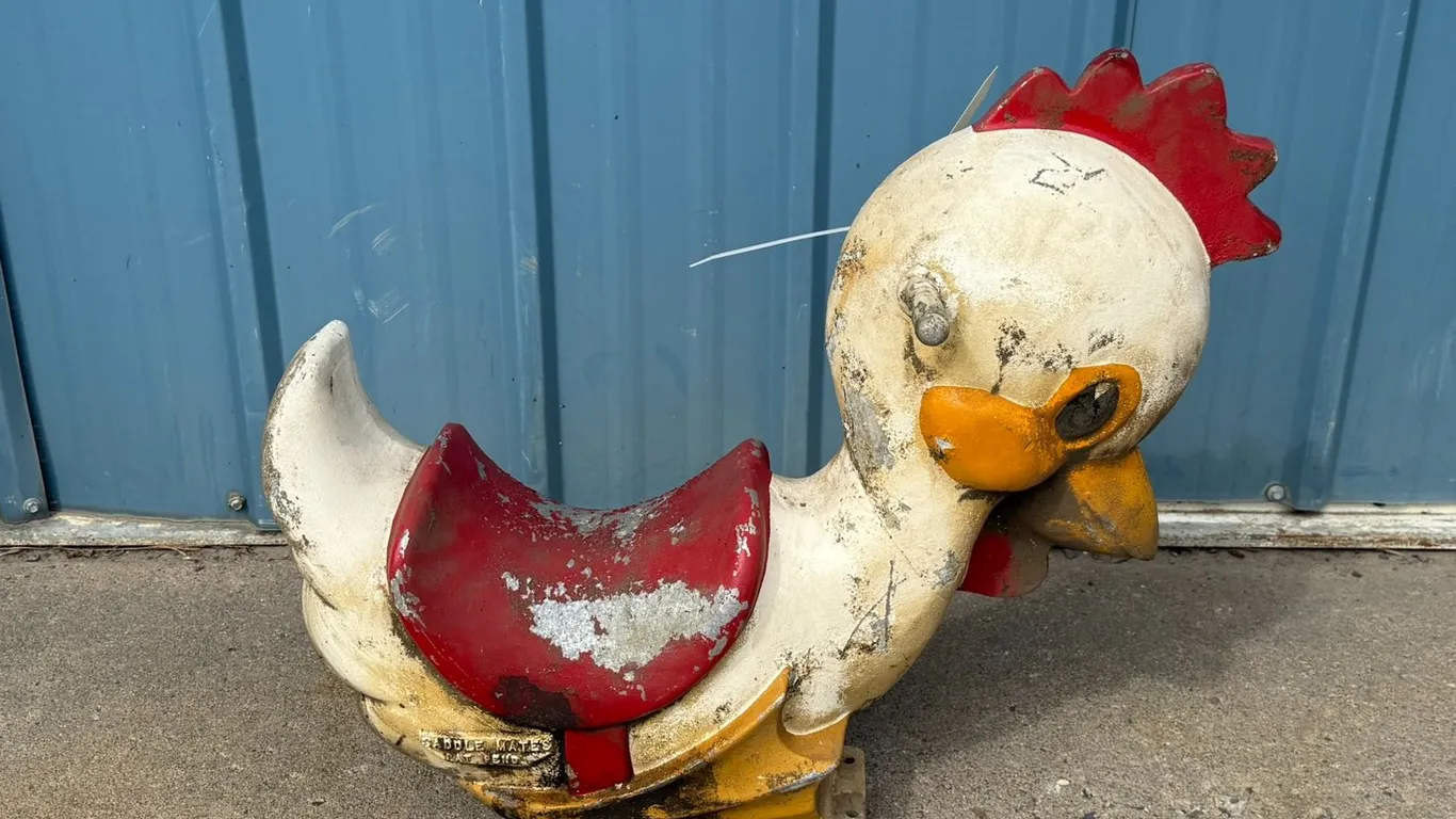 Vintage Saddle Mates Rooster Playground Equipment