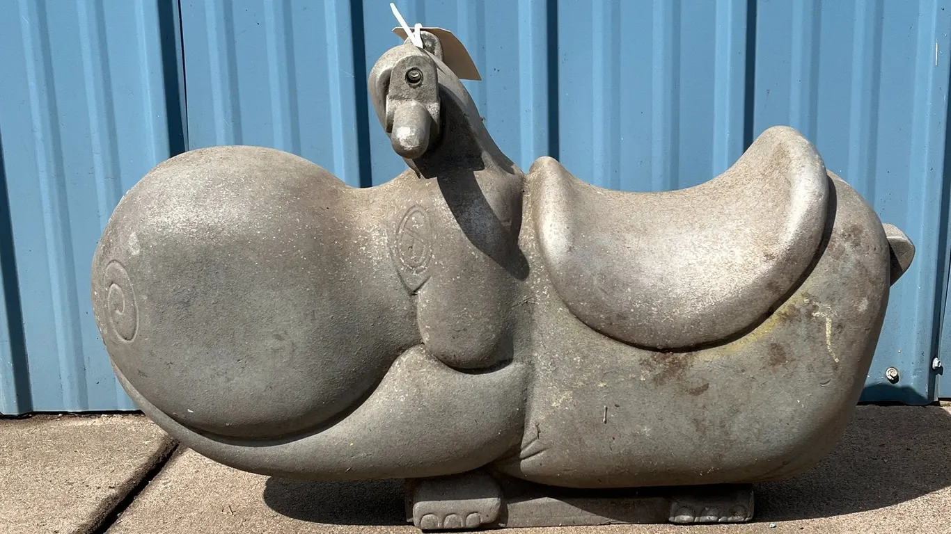 Vintage Saddle Mates Hippo Playground Equipment