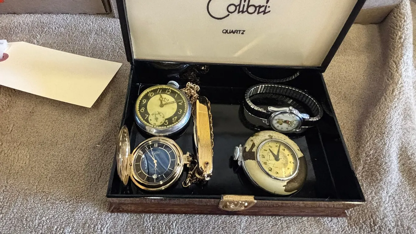(4) Watches including Colibri Pocket Watch