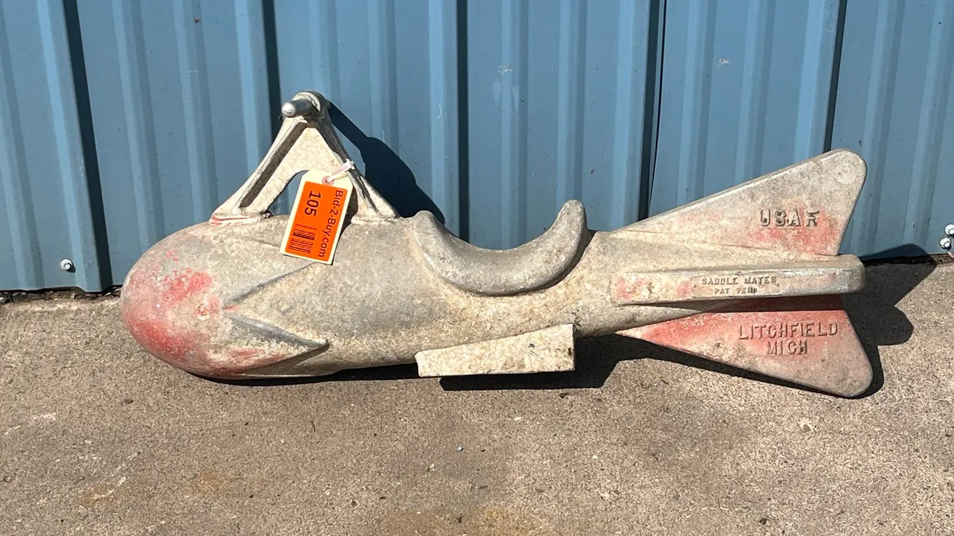 Vintage US AF Rocket Playground Equipment