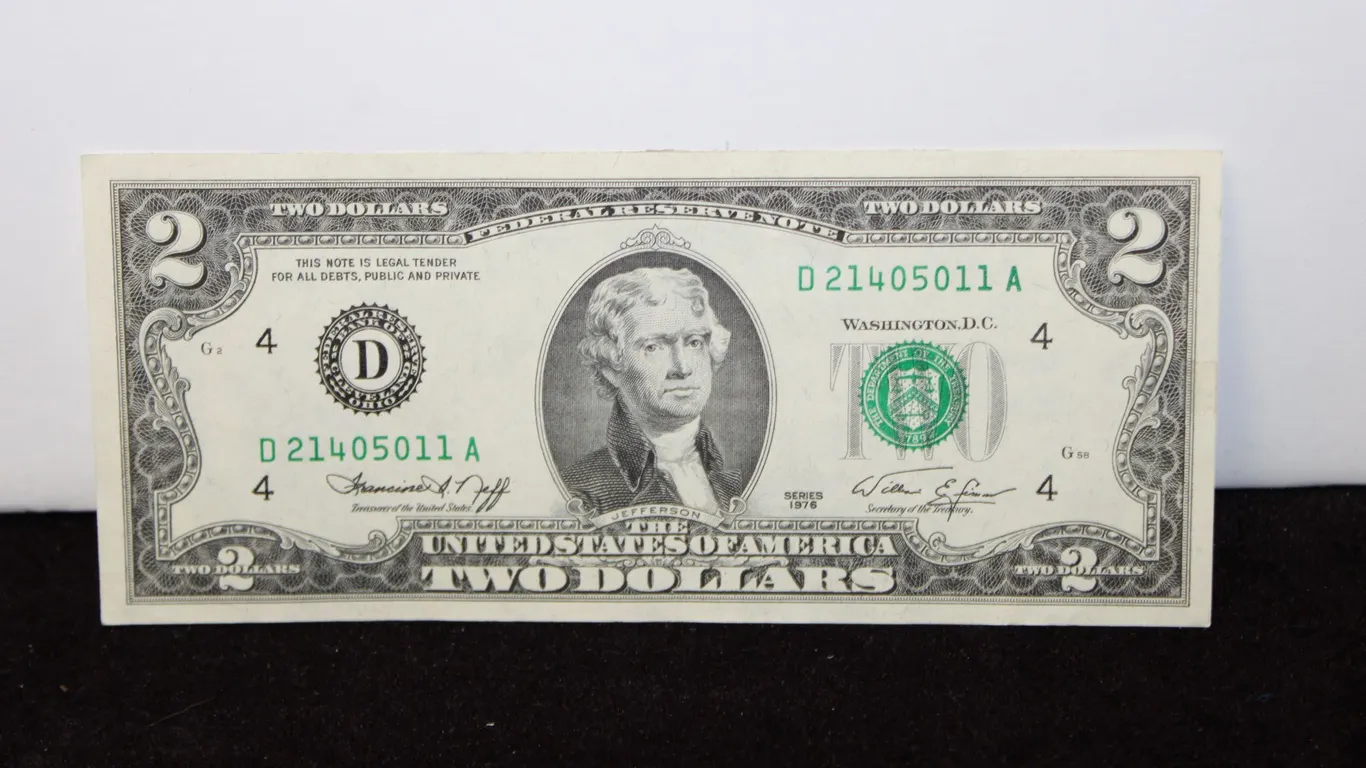 1976 U.S. $2 Federal Reserve Note