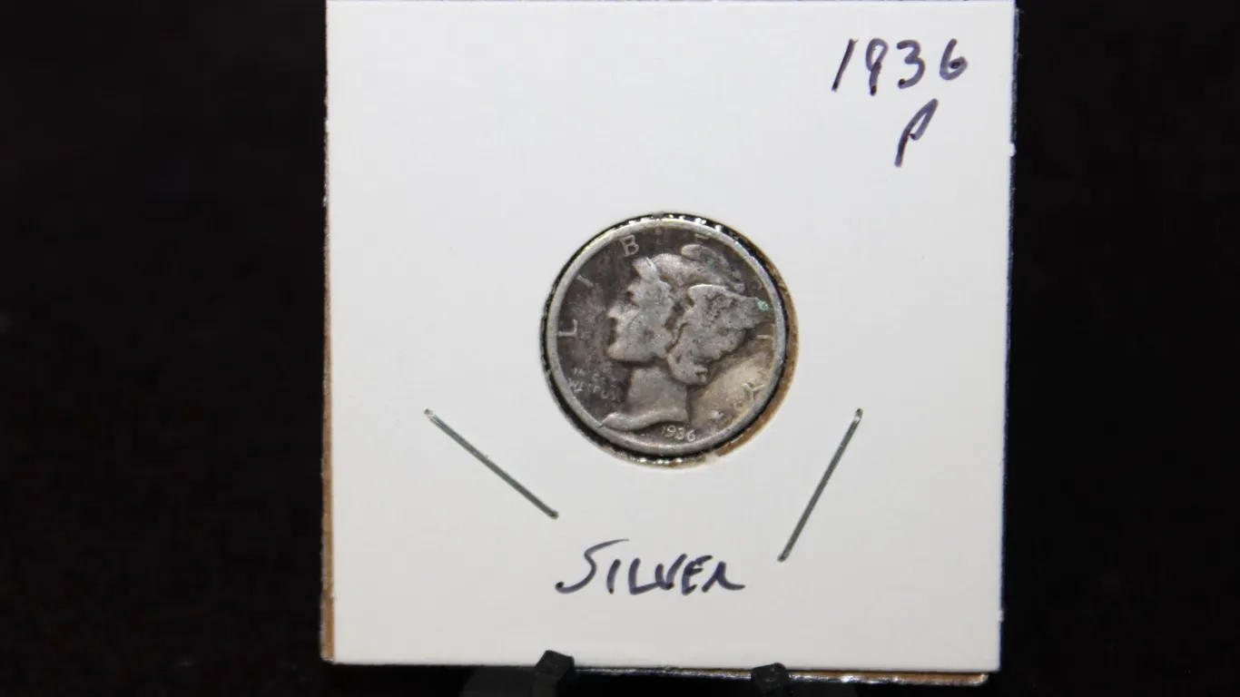 1936-P U.S. Mercury Silver Dime