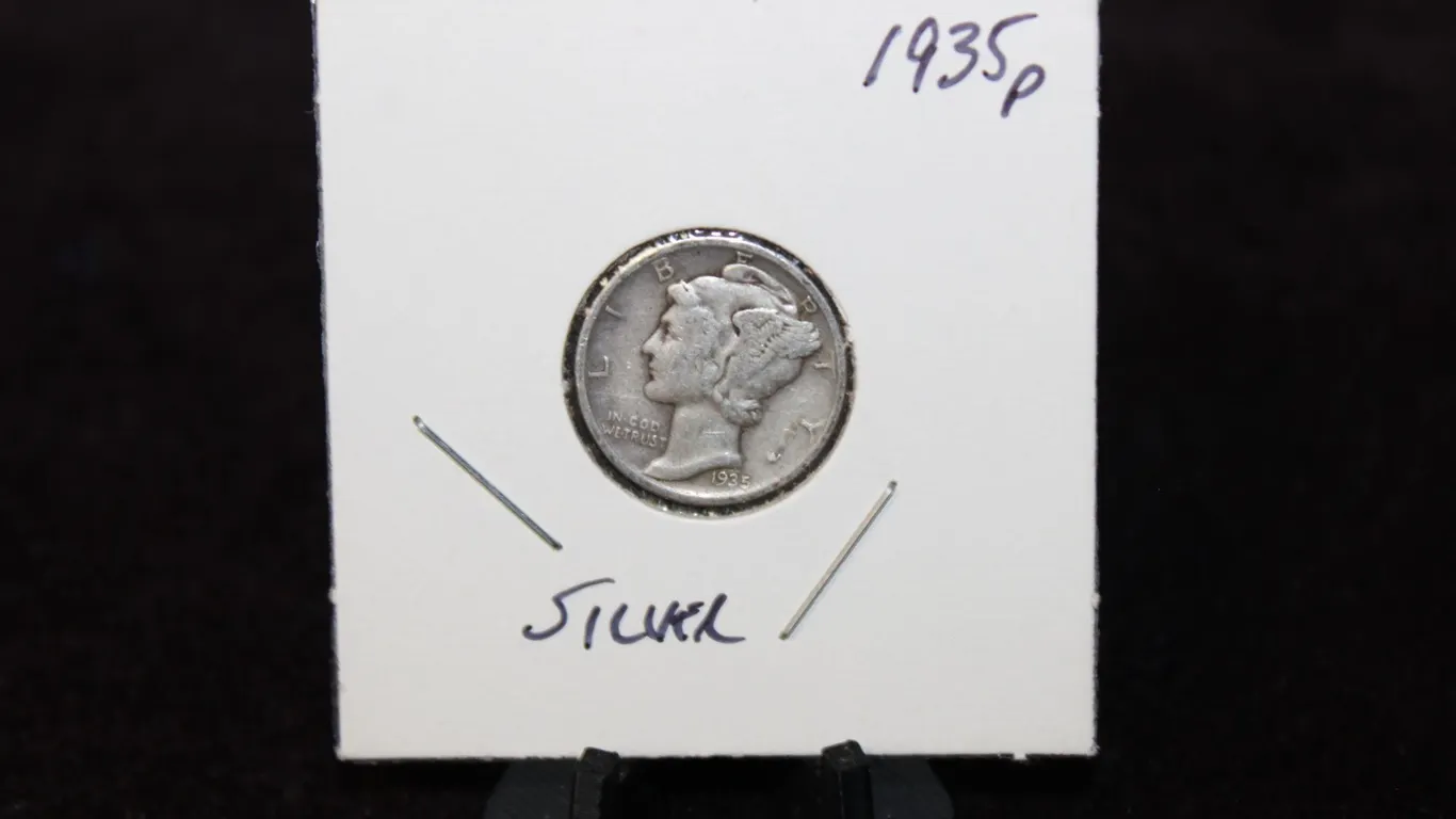 1935-P U.S. Mercury Silver Dime