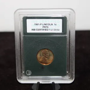 1961-P U.S. Lincoln Cent – Proof 70