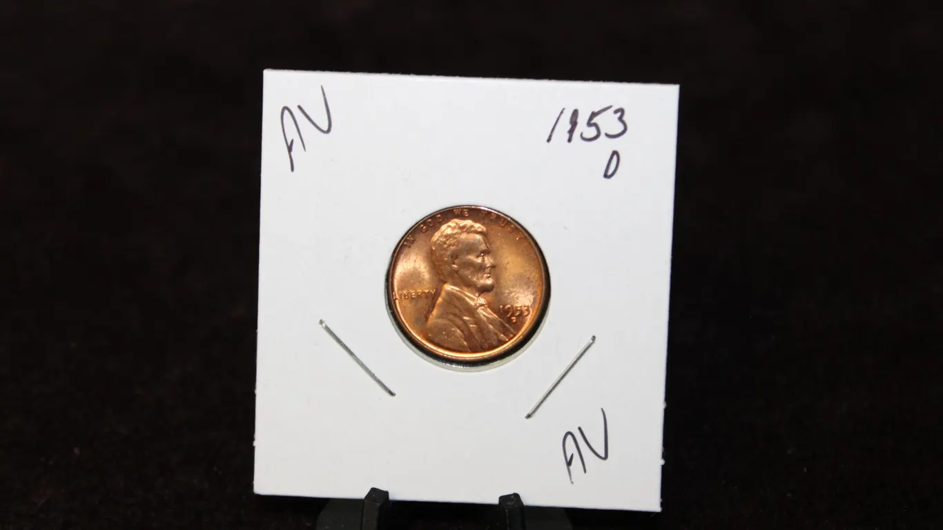 1953-D U.S. Lincoln Wheat Cent