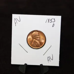1953-D U.S. Lincoln Wheat Cent