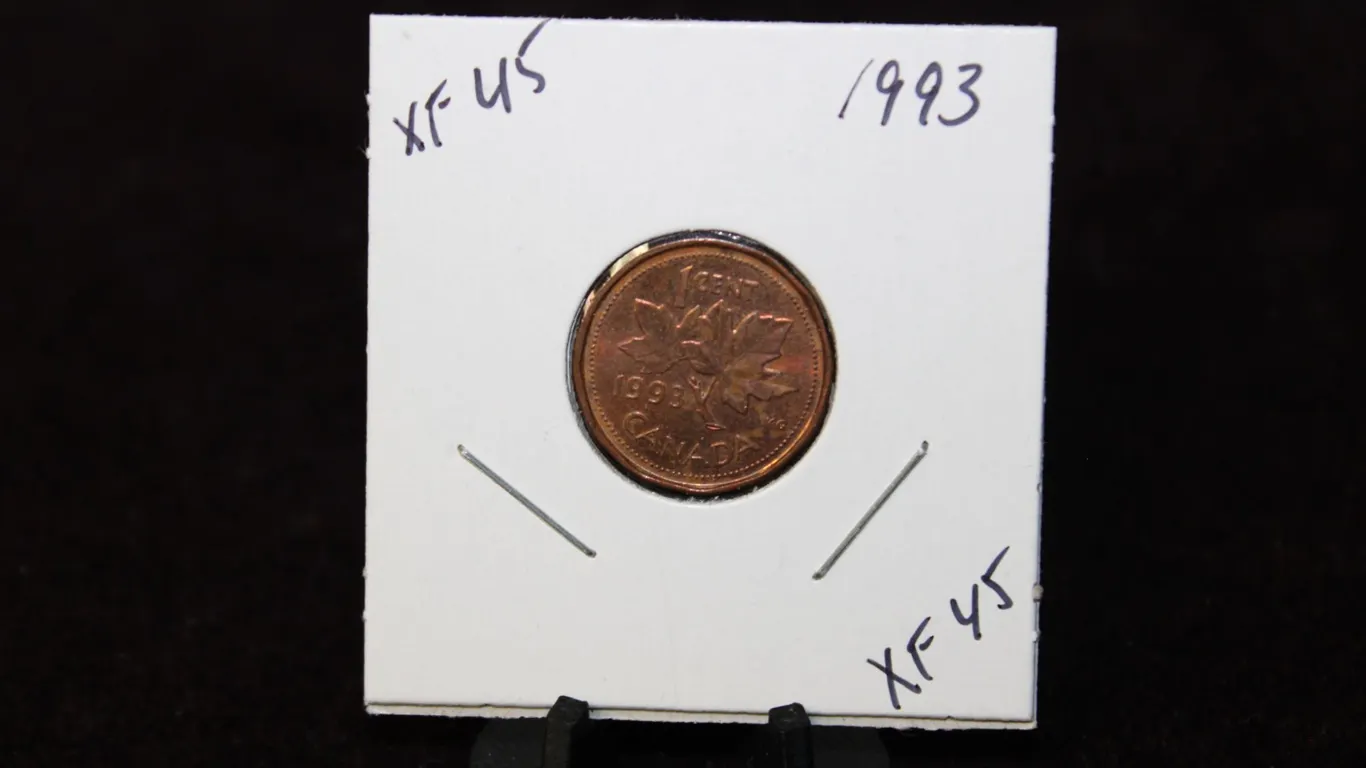 1993 Canadian One Cent Coin