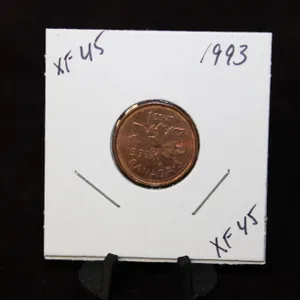 1993 Canadian One Cent Coin