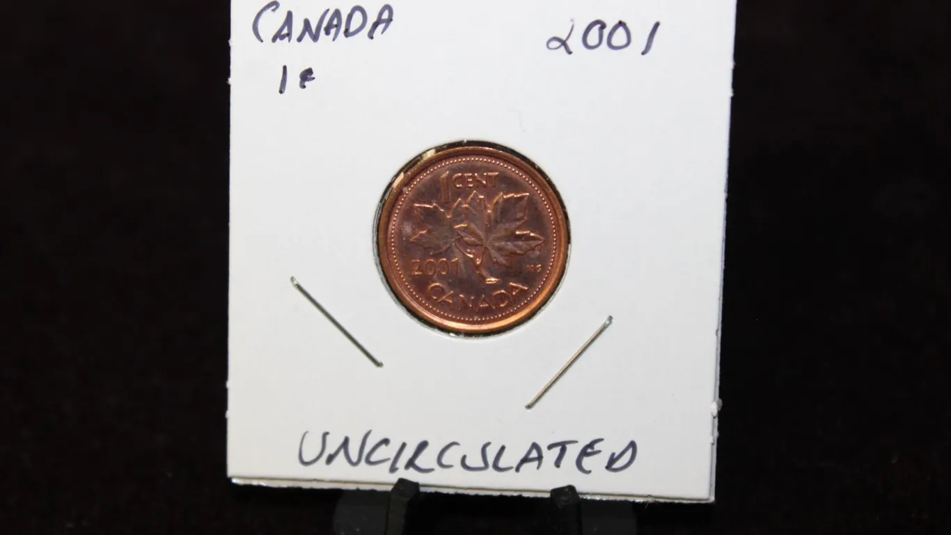 2001 Canadian One Cent Coin