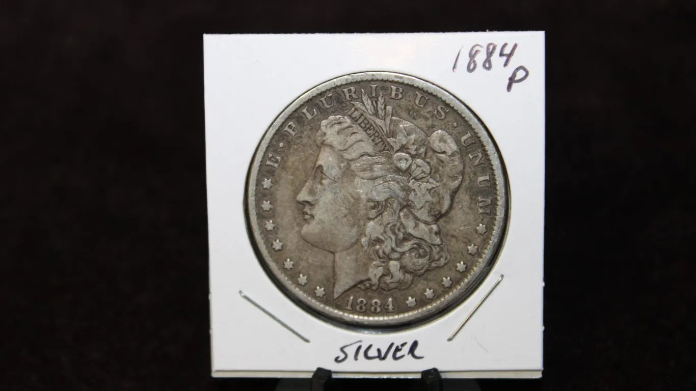1884-P U.S. Morgan Silver Dollar