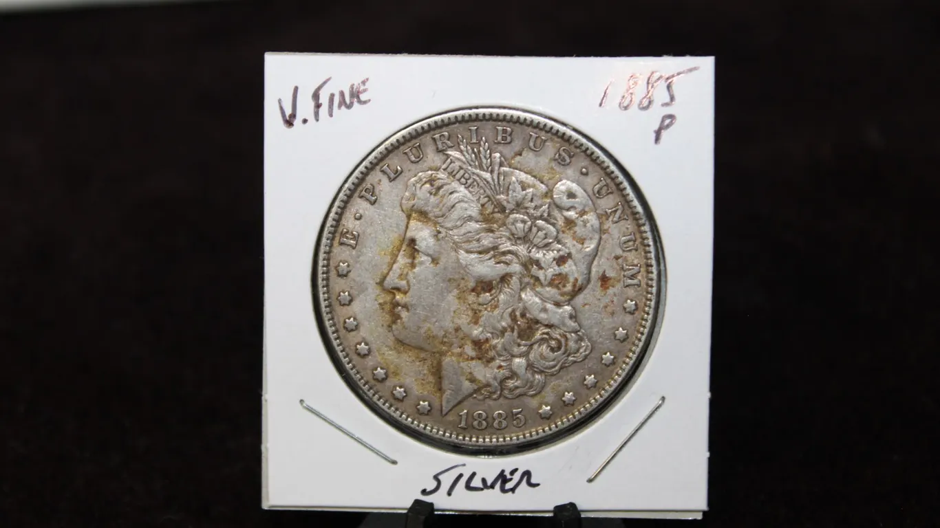 1885-P U.S. Morgan Silver Dollar