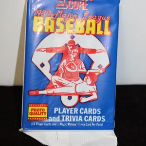 1989 Score Baseball Card Pack – 16 Cards