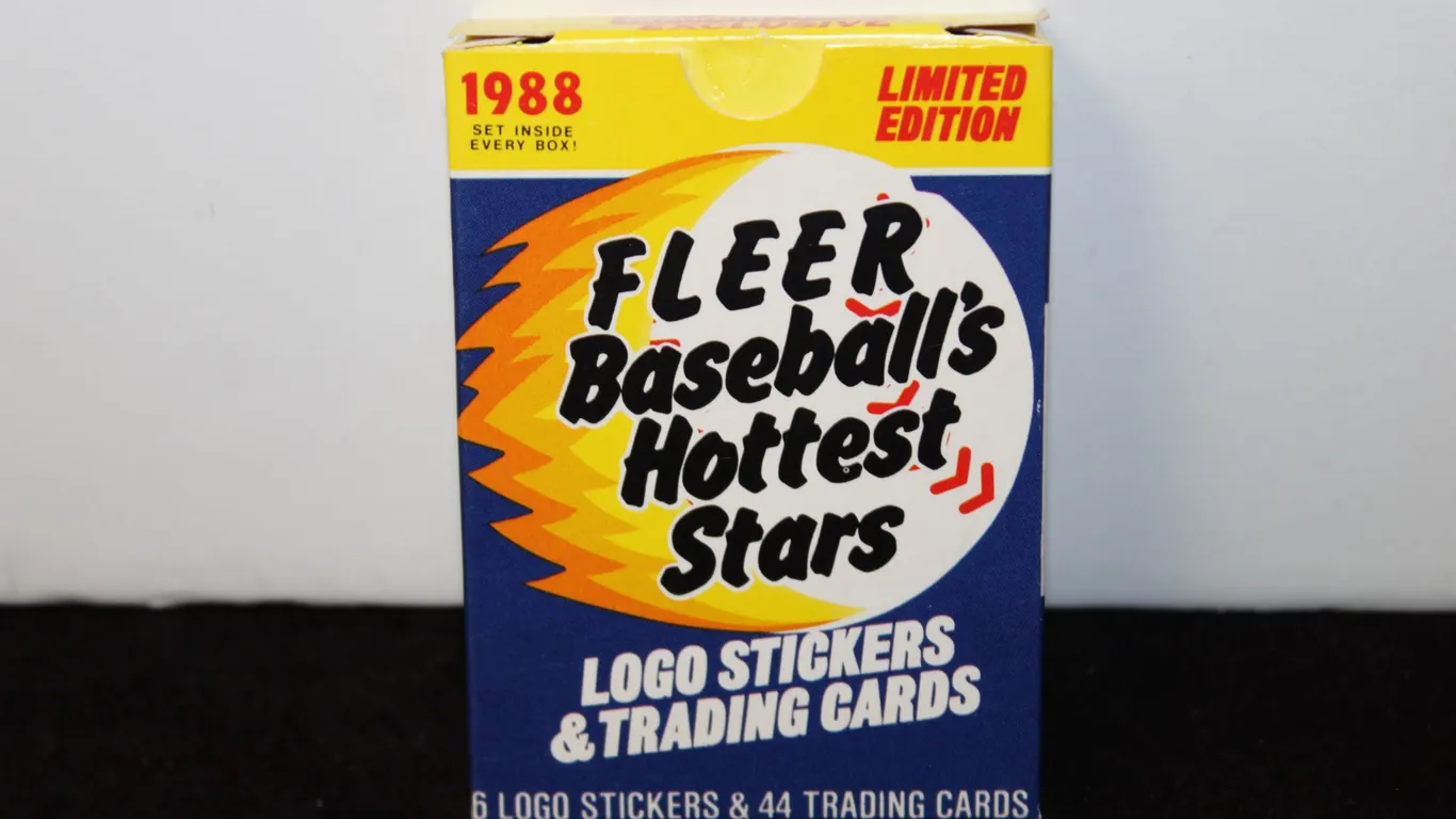 1988 Fleer Baseball Hottest Stars Card Box – 44 Cards