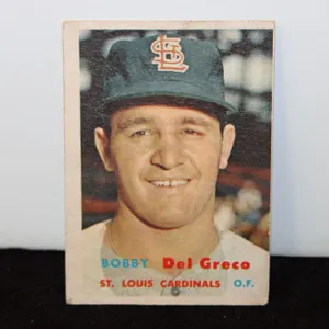 1957 Topps Bobby Del Greco Baseball Card