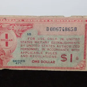 Series 471 U.S. $1 Military Payment Certificate