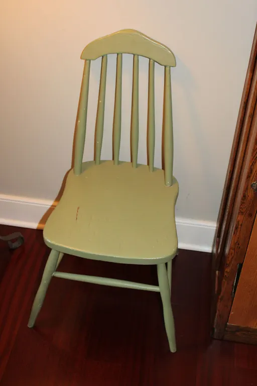 Green Spindle Chair