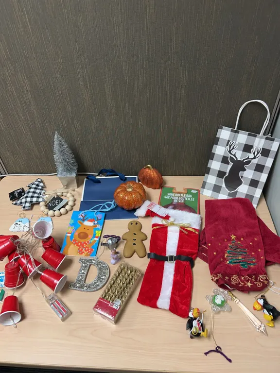 Christmas and Holiday Themed Decorations Lot