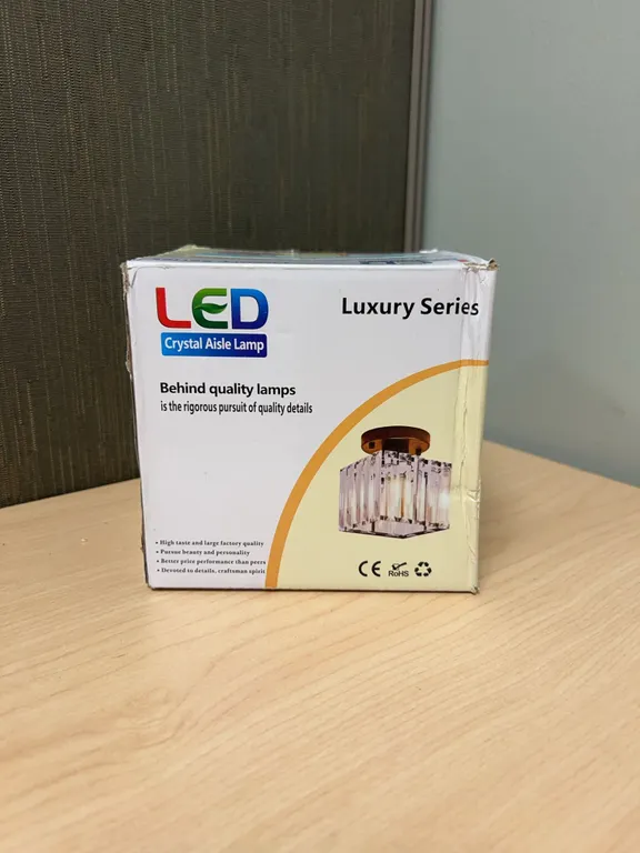 LED Crystal Aisle Ceiling Lamp in Original Box