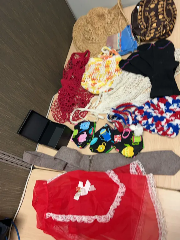 Bags, Accessories, Crochet Items, and Fabric Goods