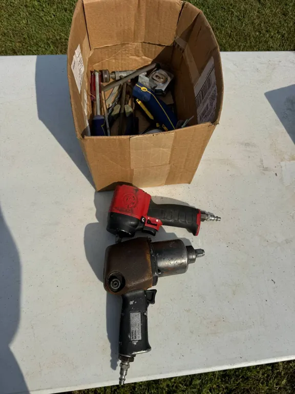 Tools and Two Impact Wrenches