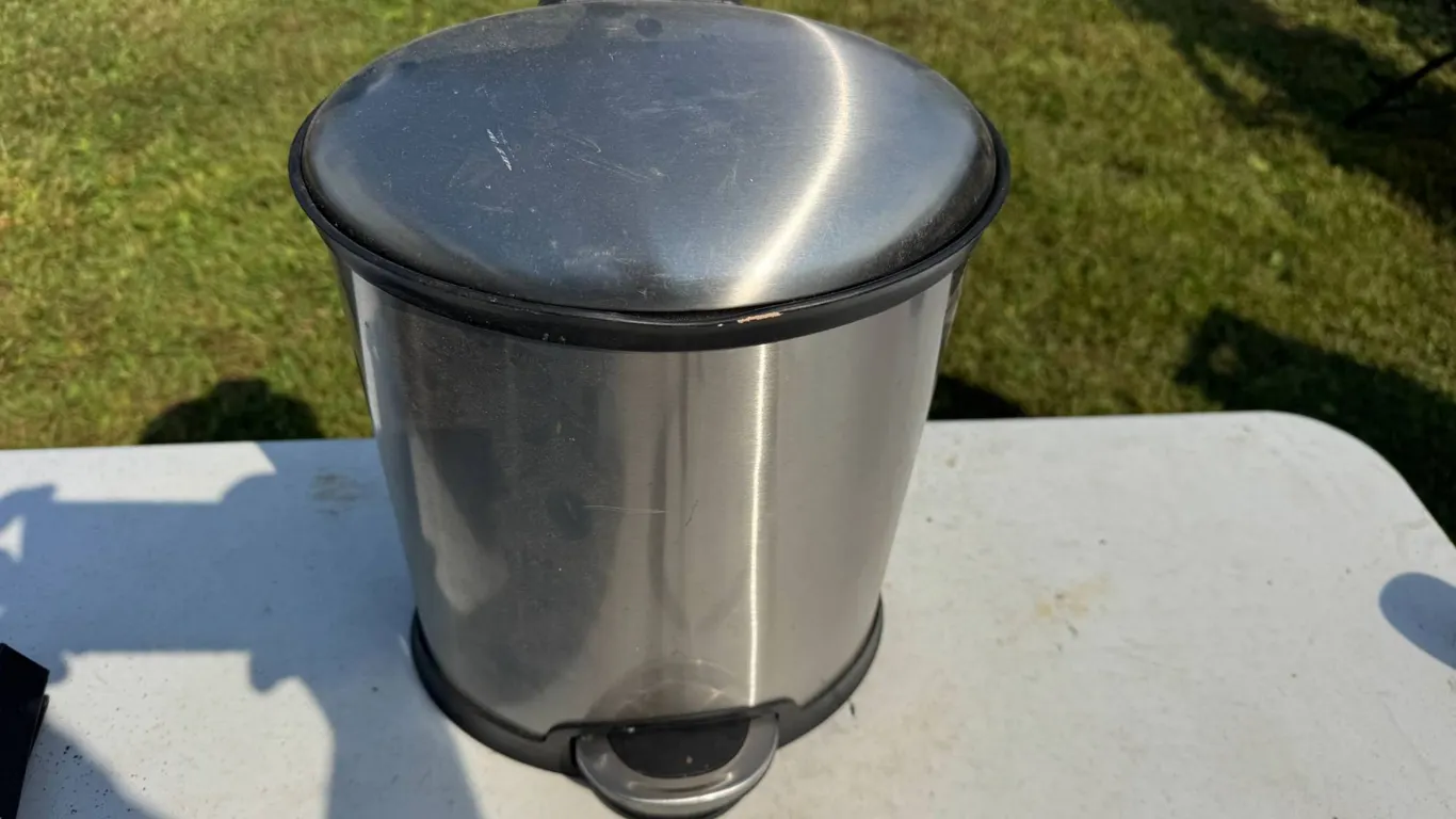 Stainless Steel Trash Bin