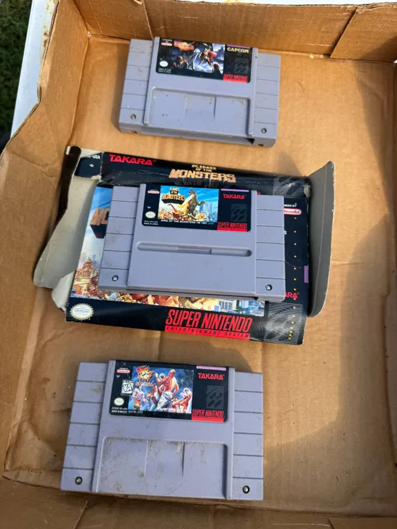 Super Nintendo Game Lot