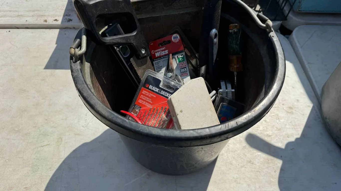 Feed Bucket of Assorted Tools