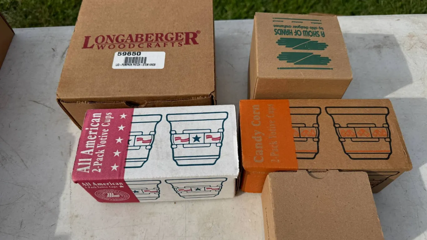 Longaberger and Stoneware Items