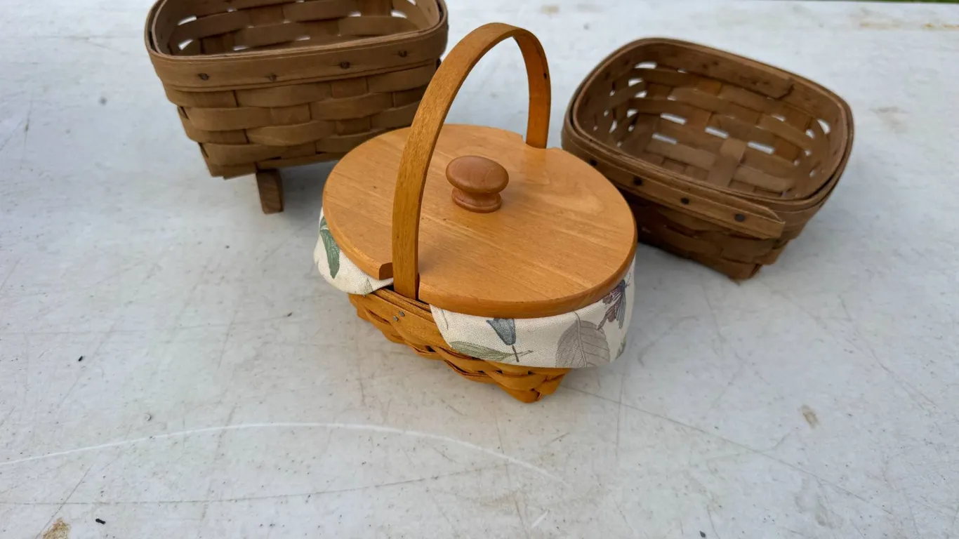 3 Longaberger Baskets