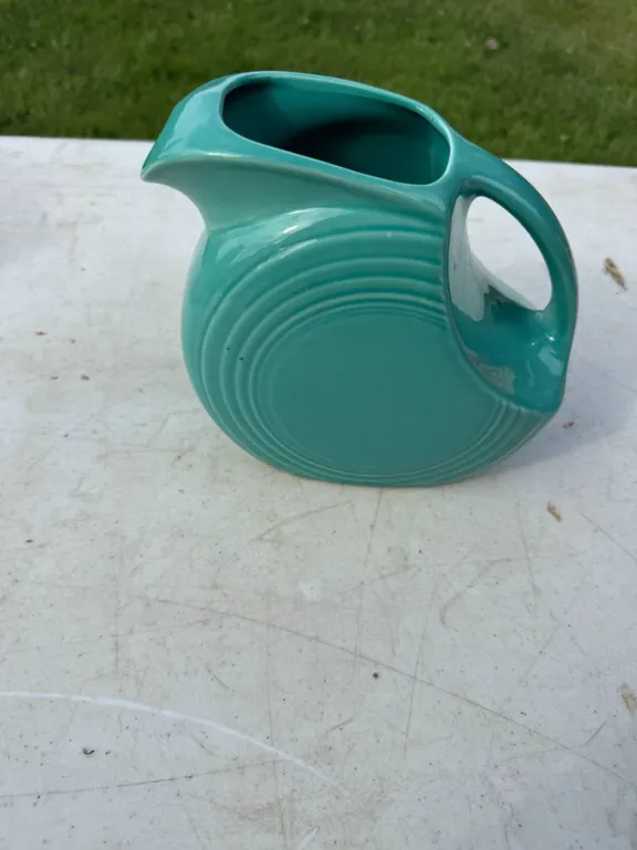 Fiesta Turquoise Disc Pitcher