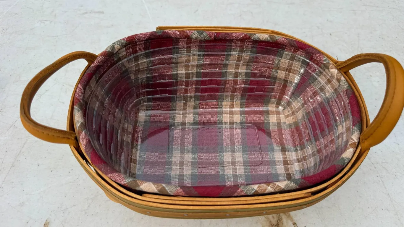 Longaberger Basket with Liner