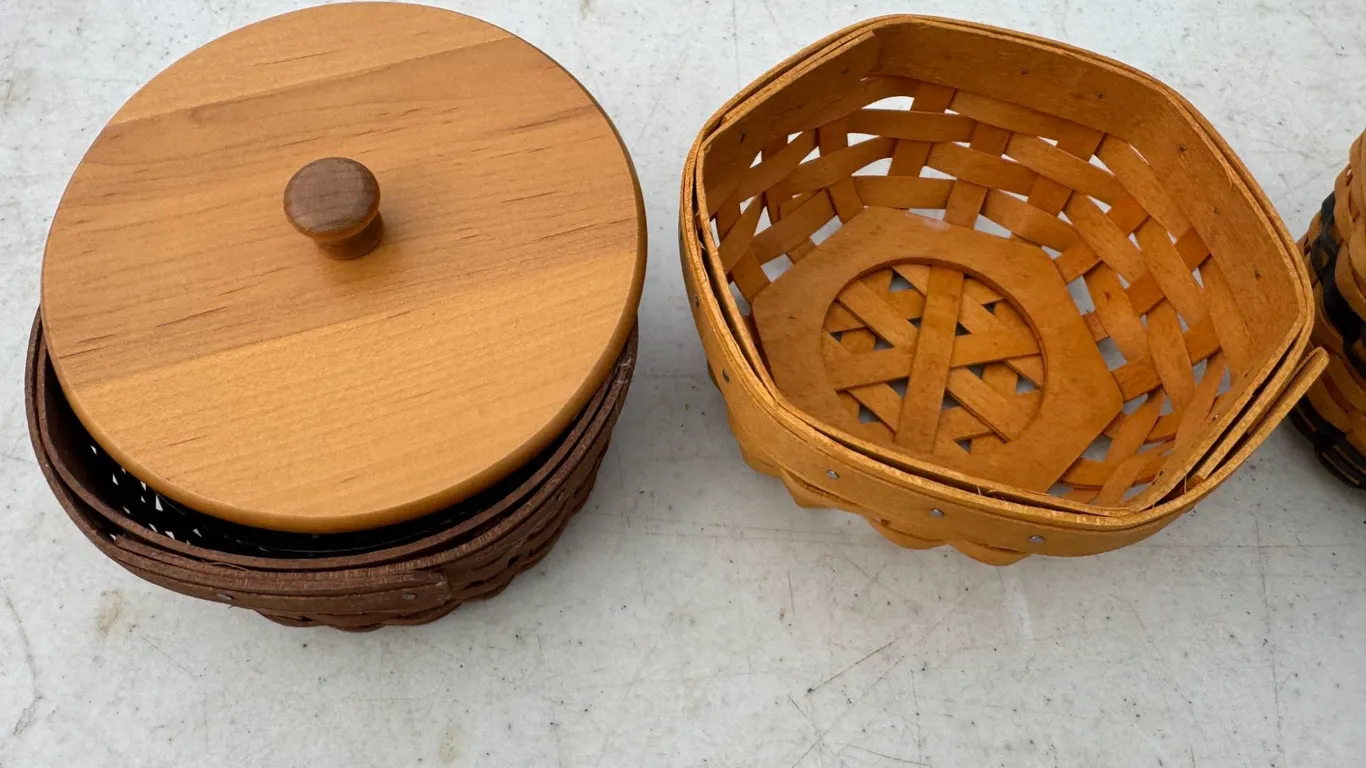 Longaberger Woven Baskets Set