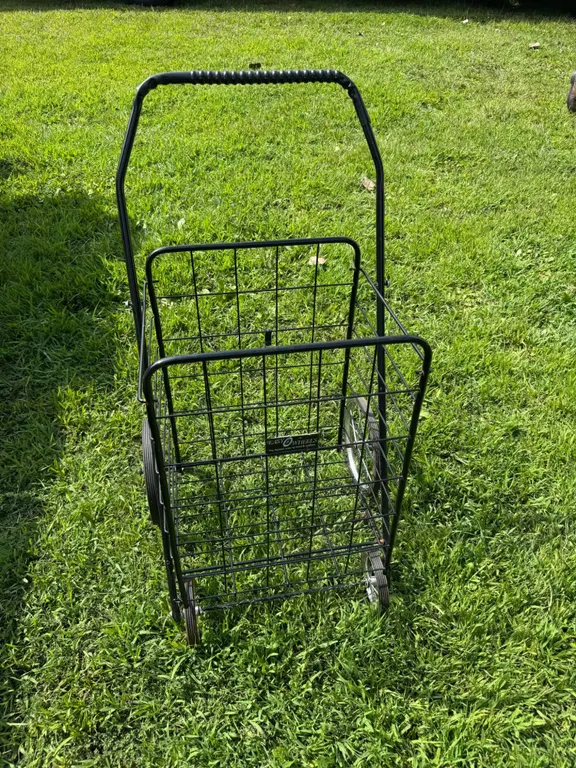 Easy Wheels Wire Shopping Cart