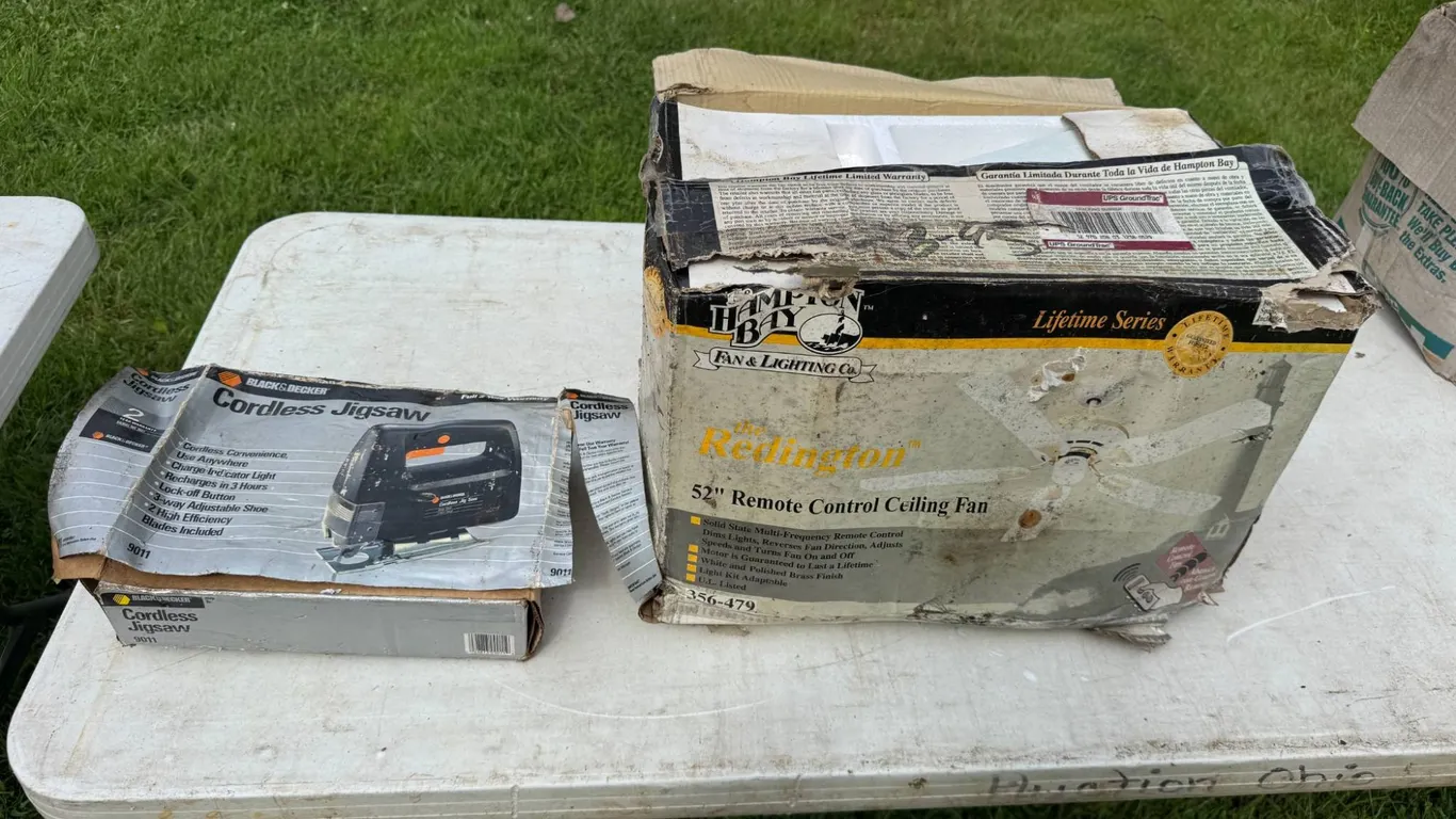 Ceiling Fan and Jig Saw
