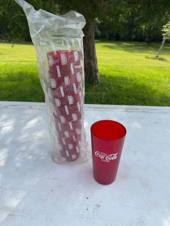 Coca-Cola Red Plastic Cups