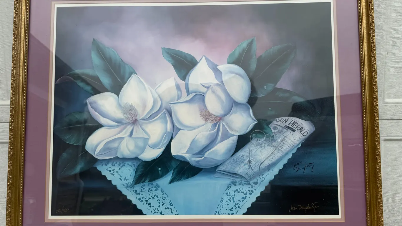 Joan Daugherty Magnolia Signed Limited Ed Print