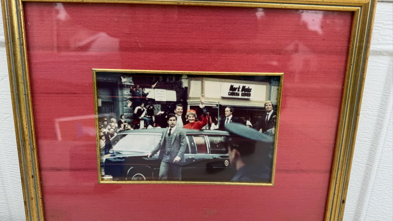 Ronald & Nancy Reagan Campaign Framed Photo