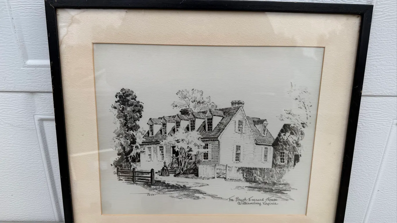 Tober Brush-Everard House Framed Print