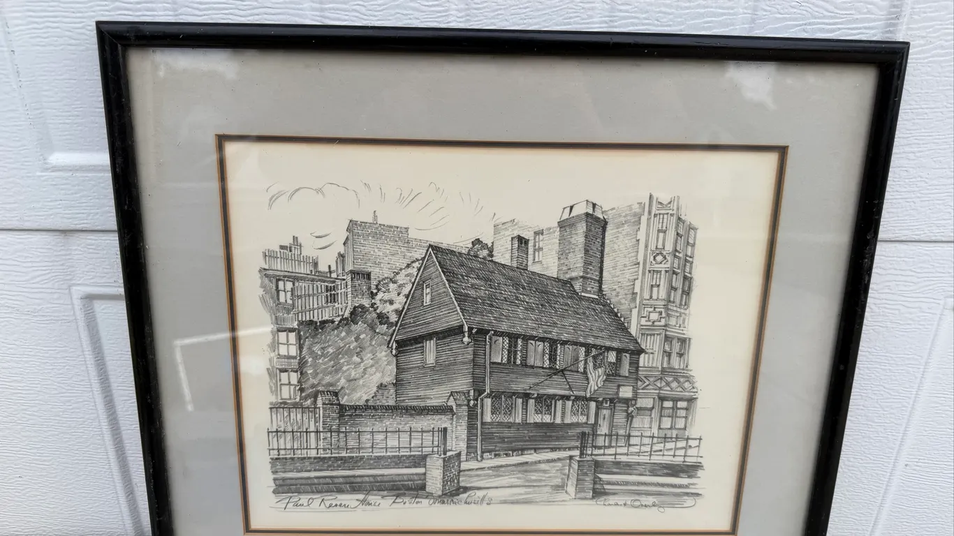 Paul Revere House Boston Framed Print