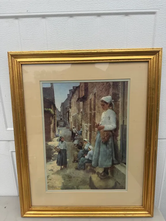 Stanhope Forbes Breton Women Framed Print