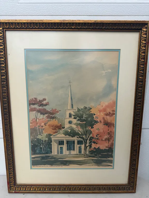 Sturbridge Village Meeting House Print
