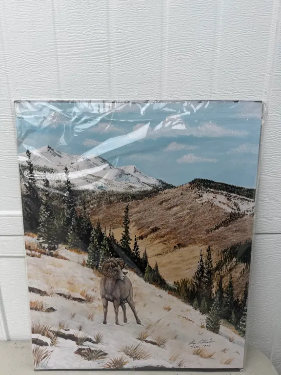 Signed Limited Edition Bighorn Sheep Print