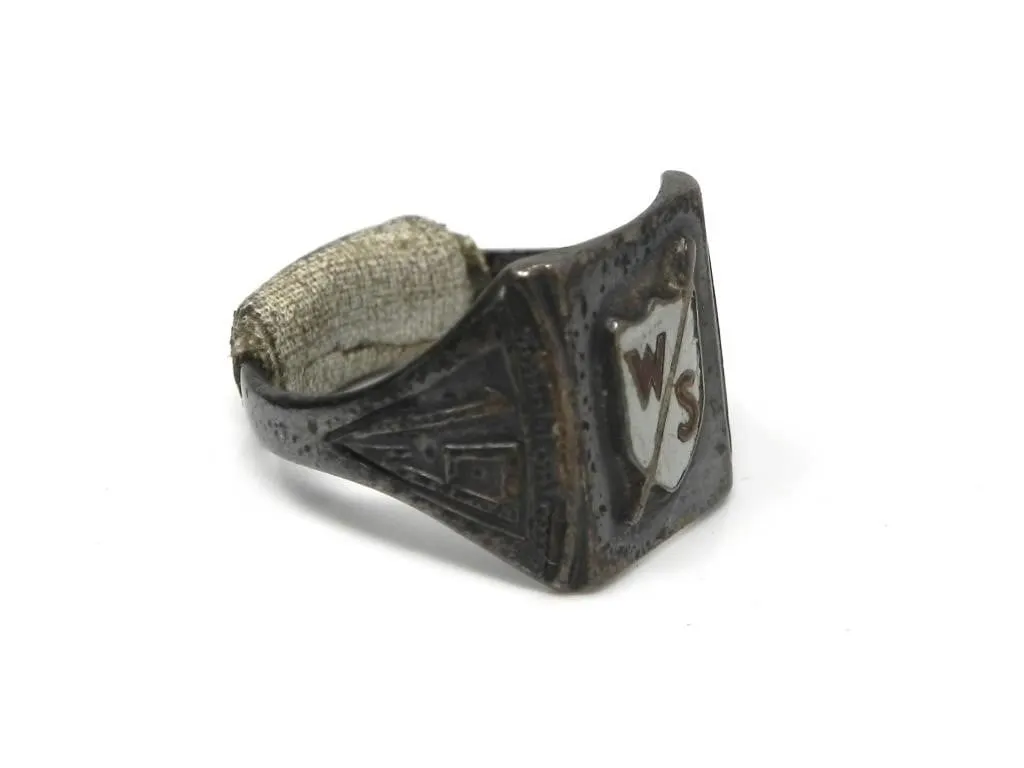 STERLING SILVER SCHOOL RING 6.29g