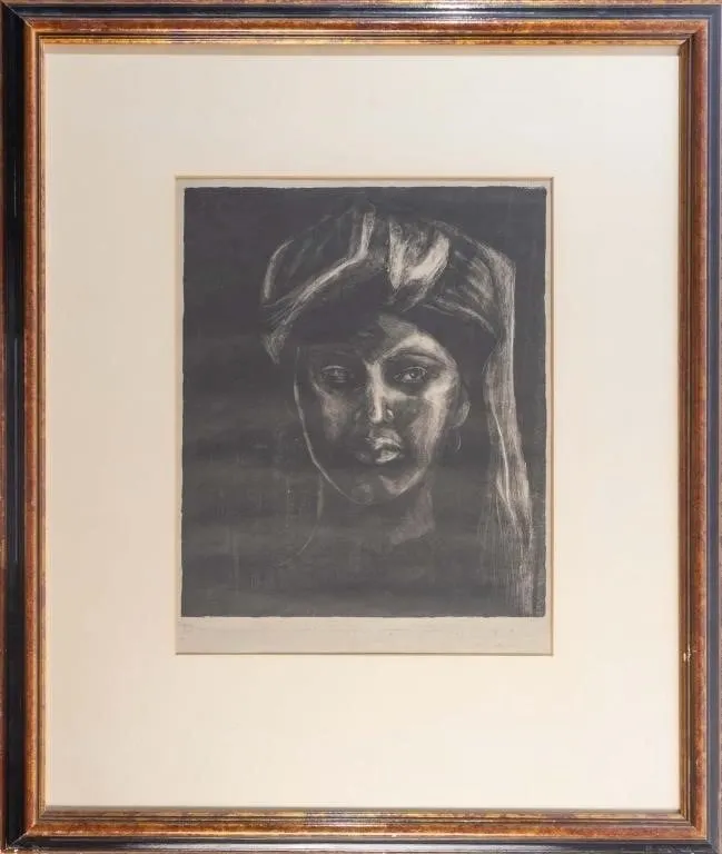 OFELIA ALARCON 1965 PORTRAIT LITHOGRAPH ED. 1/10