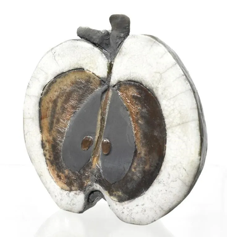 RAKU STUDIO POTTERY APPLE