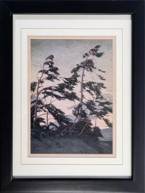 TOM THOMSON "PINE ISLAND" FRAMED PRINT