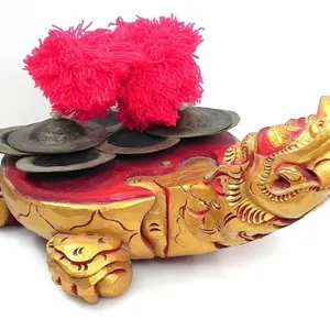 INDONESIAN TORTOISE CENG-CENG CYMBAL INSTRUMENT