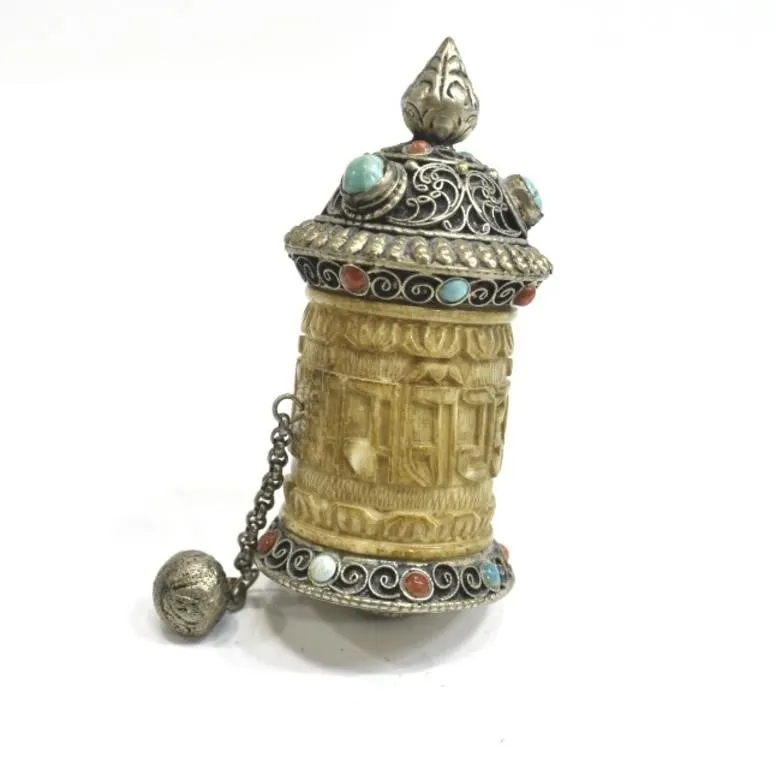 TIBETAN PRAYER WHEEL